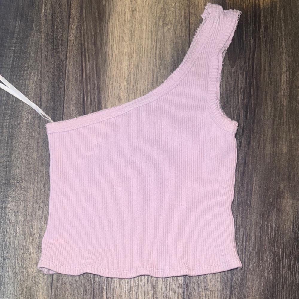 Urban Outfitters One-Shoulder Ribbed Top